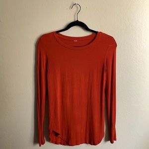 Burnt Orange Long Sleeve Shirt!!